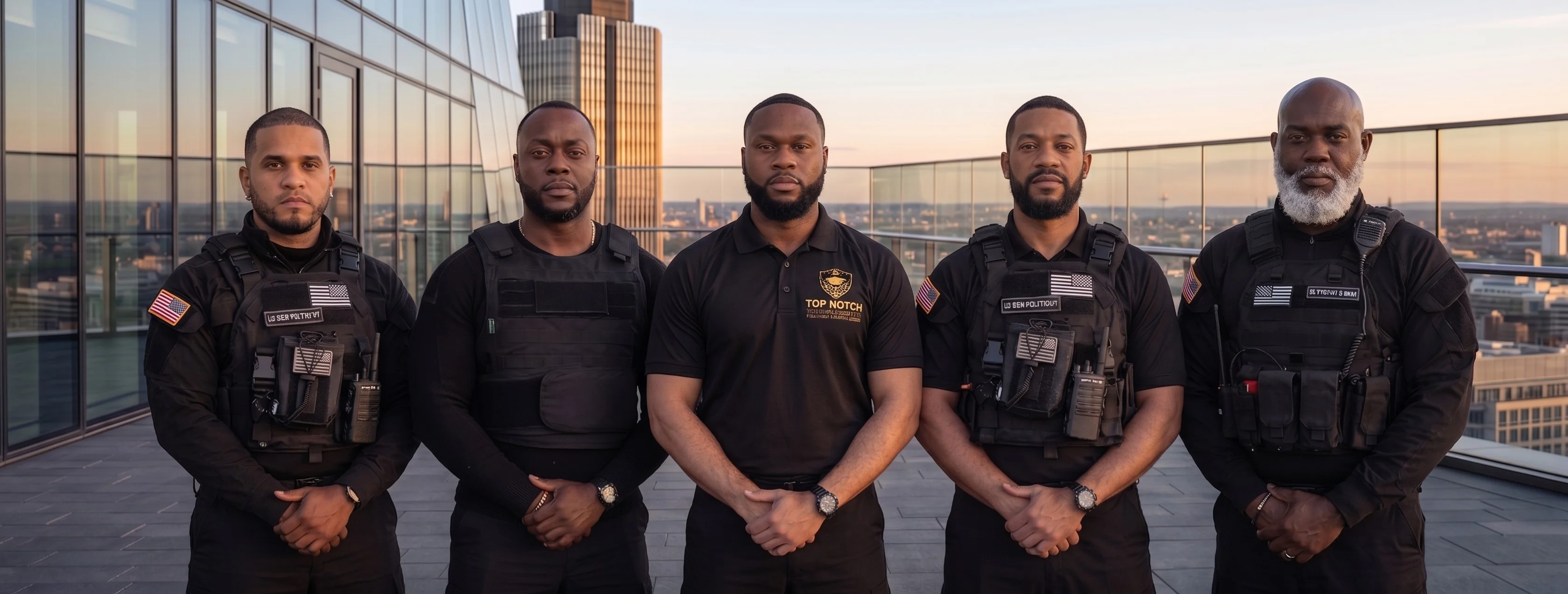 Professional security team